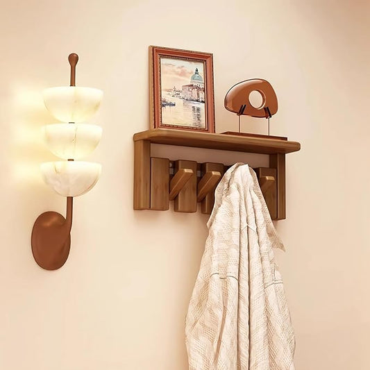 Wall Mounted Piano Key Hanger | Flip Style Hook | Entrance Wall Art Hook by FleiSleep