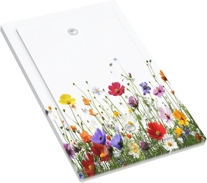 Light Switch Cover Plate Colorful Wildflowers Plant Floral Daisy 1 Gang No - Image 3