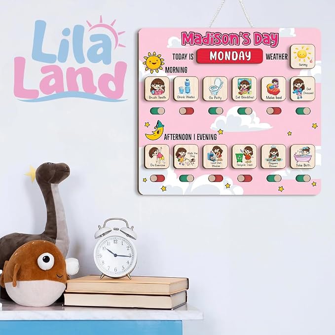 Personalized Wooden Chore Chart - Image 3
