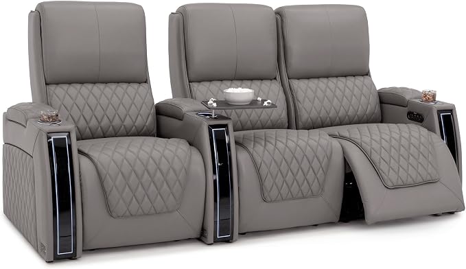 Seatcraft Apex Zero-Gravity CoolZero Italian Leather Home Theater Seating by Seatcraft