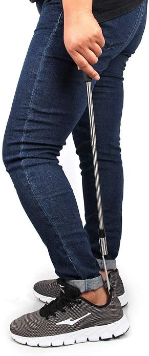 Fanwer Shoe Horn Long Handle for Seniors, Extendable Metal Shoehorn, Wear Shoes - Image 5