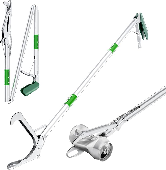50" Foldable Grabber Reacher Tool by LURMMUE