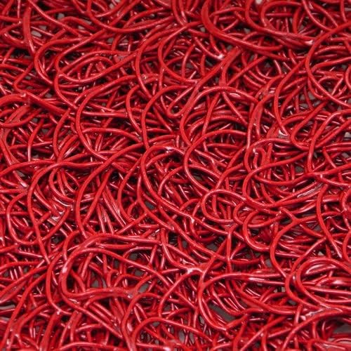 American Floor Mats Vinyl Mesh Heavy-Duty Entrance Red 3' x 16' Scraper Mat - Image 4
