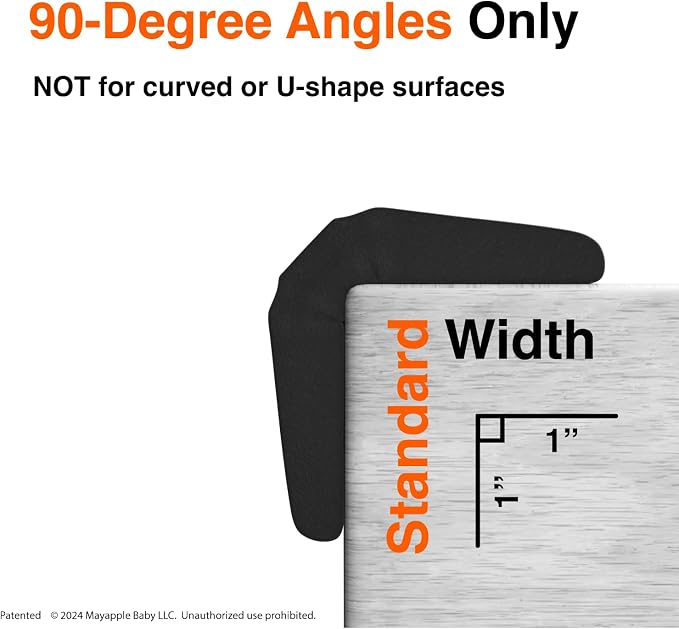 Roving Cove PreFit Furniture Edge Corner Protector, Baby Proofing Bumper Guards - Image 3