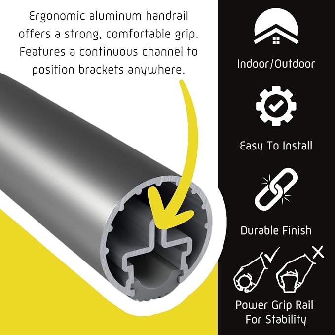 Promenaid 9ft Flush Handrail Kit - Image 3