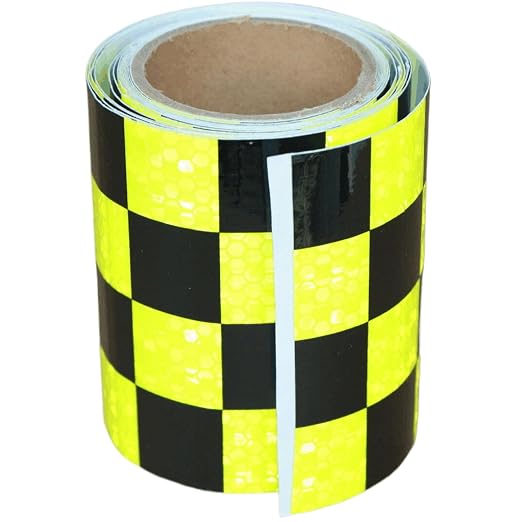 Reflective Tape 4 inch X 10 feet, Outdoor Waterproof Hazard Conspicuity Safety by tuyrchu
