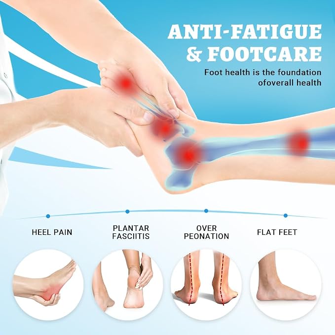 VALSOLE Plantar Fasciitis Insoles, 210+ lbsHeavy Duty Support Pain Relief - Image 3