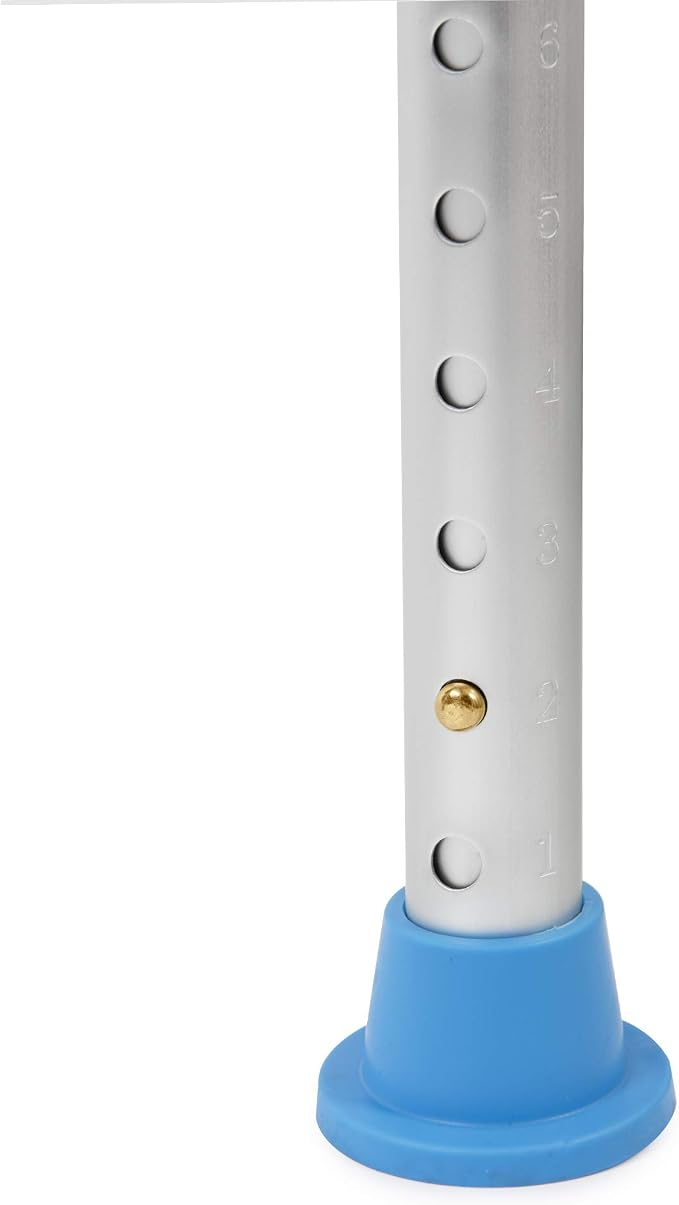 Vaunn Medical Tool-Free Assembly Adjustable Swivel Shower Stool Seat Bench - Image 3