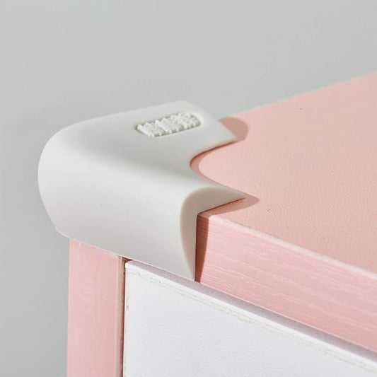 Food-Graded Silicone Corner Protectors, Baby Proofing Table Edge Guards by Angloria