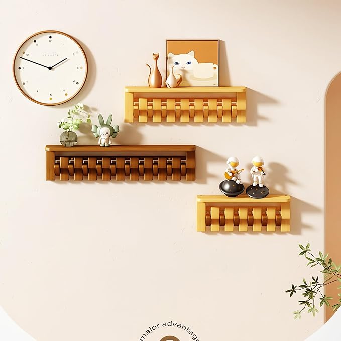 Wall Mounted Piano Key Hanger | Flip Style Hook | Entrance Wall Art Hook - Image 8
