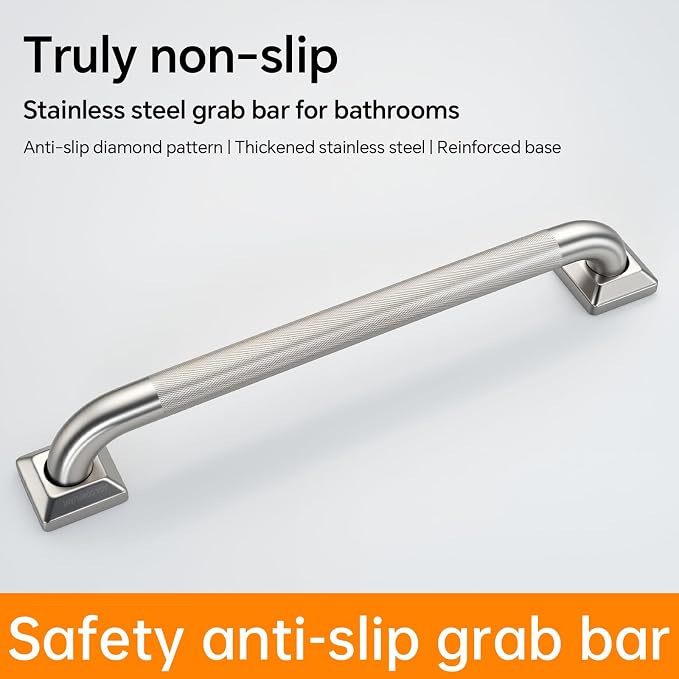 joyrain 500lb Capacity Stainless Steel Grab Bar - Image 3