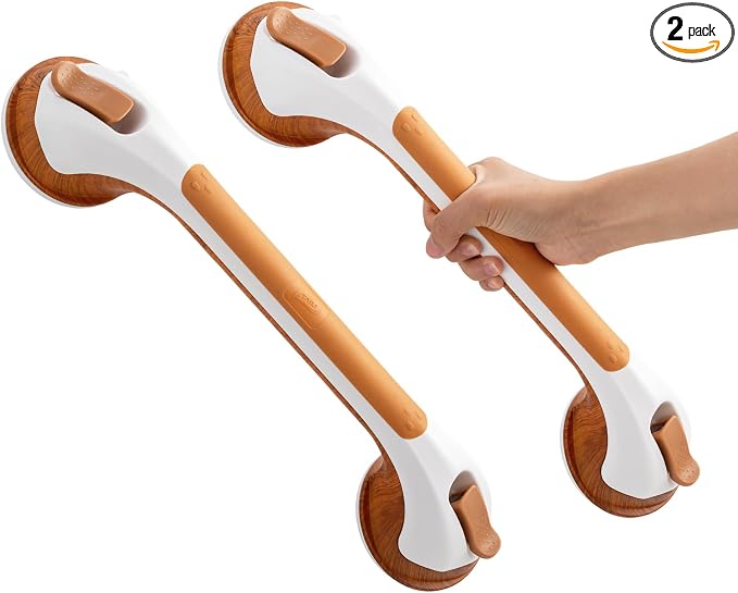 TAILI Grab Bars for Bathtubs and Showers 2 Pack Suction Grab Bar, Heavy Duty by TAILI