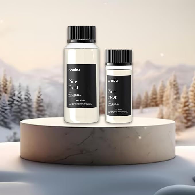 Scentia Pine Frost Essential Oil – 120ml Christmas Diffuser Oil | Crisp Winter - Image 3