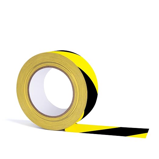 TAPEBEAR Hazard Caution Tape, 2inch x 150 Feet Self Adhesive Warning Tape - Image 2