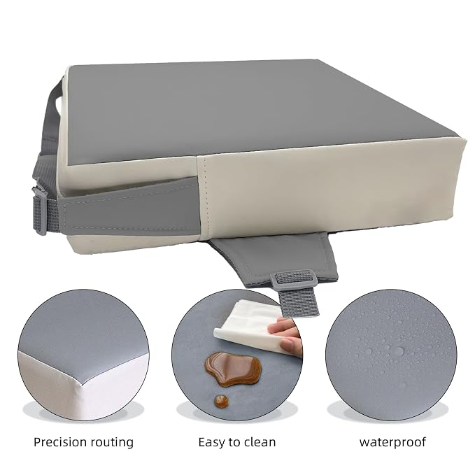 Booster Seat for Dining Table, PU Anti-Scratch Easy Cleaning Kids Toddler - Image 4