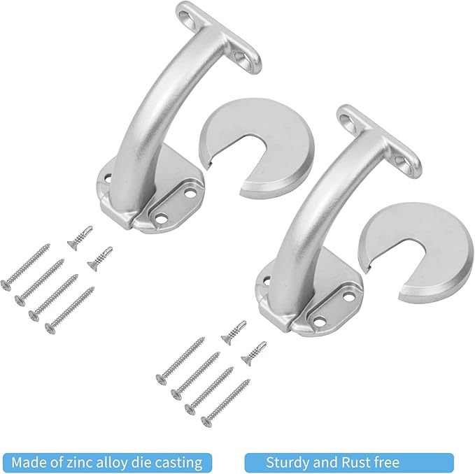 10FT Modern Aluminum Handrail Set, handrails - Image 2
