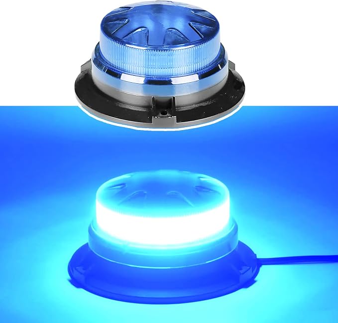 AUXMOTEC Blue Led Emergency Strobe Beacon Lights Bar by AUXMOTEC