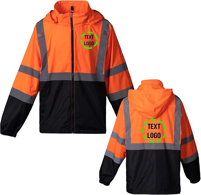 YOWESHOP High Visibility Reflective Safety Jacket Reflective Jacket by YOWESHOP