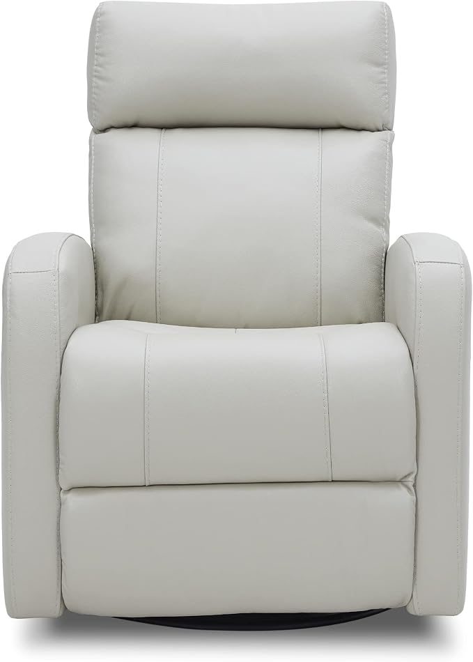 CHITA Genuine Leather Power Swivel Glider Recliner Chair - Image 5