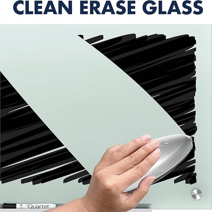 Quartet Whiteboard, Glass Dry Erase Board, Non-Magnetic, Infinity Frameless - Image 3