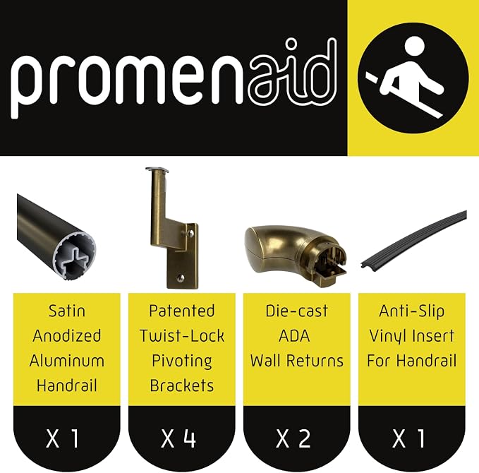 Promenaid 7ft ADA Handrail Kit - Image 2