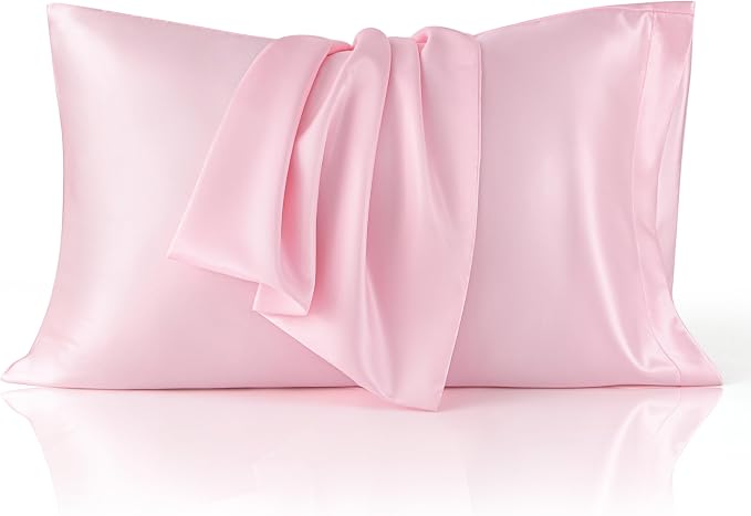 Bedsure Satin Pillowcase for Hair and Skin Queen, Similar to Silk Pillow Cases by BEDSURE