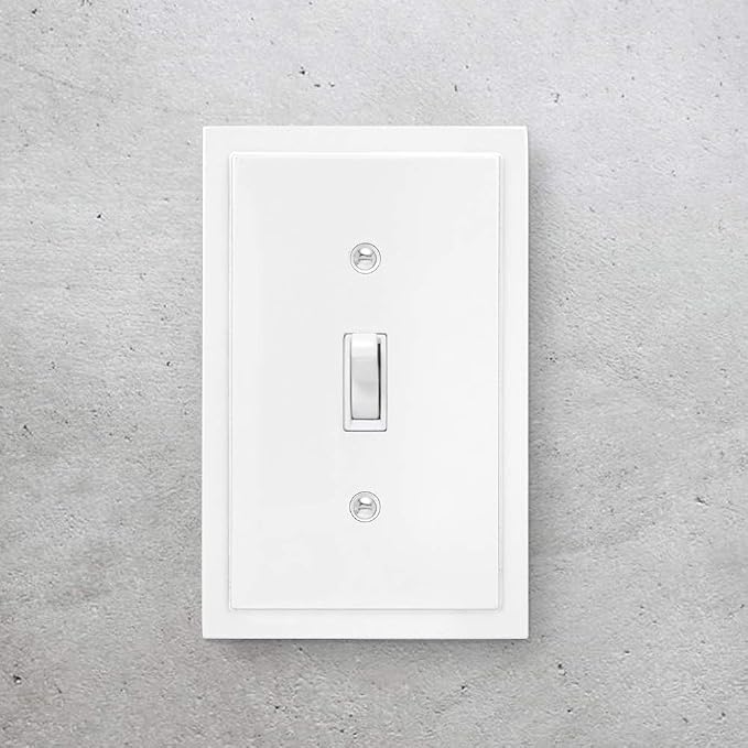 Henne Bery Modern Edge Decorative Wall Plate Switch Plate Outlet Cover - Image 2