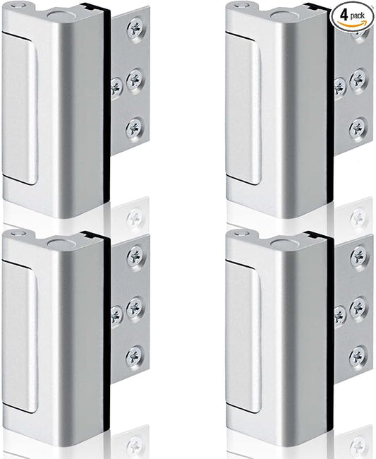 4PACK Home Security Door Reinforcement Lock Childproof, Add High Security to by GreaTalent