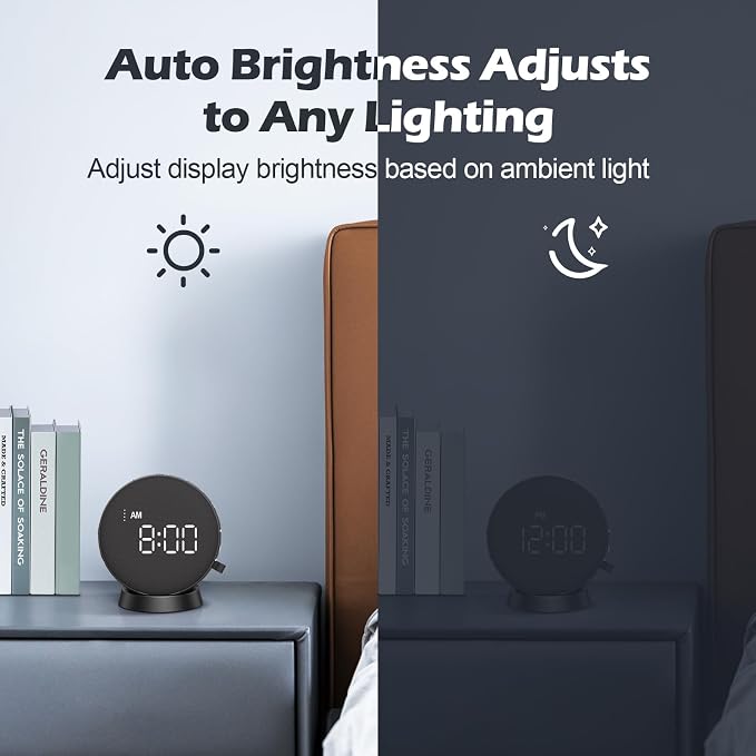REACHER Loud Alarm Clock for Heavy Sleepers Adults/Kids/Teens, Vibrating Alarm - Image 6