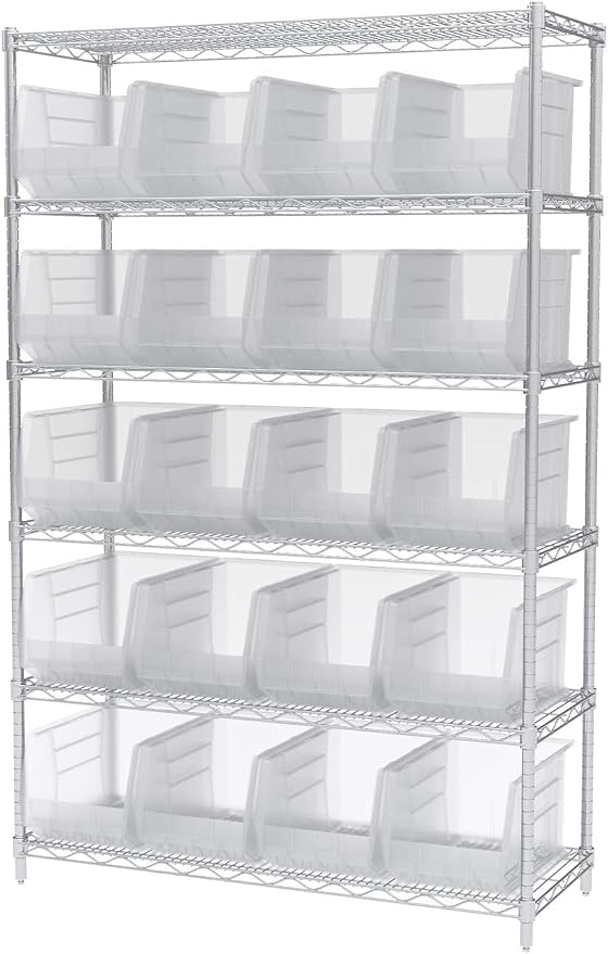 Akro-Mils 30260 AkroBins Plastic Storage Bins, Space-Saving Stackable Bins - Image 4