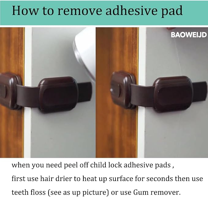 Child Safety Cabinet Locks for Baby Proof, Child Proof Safety Locks for Cabinets - Image 4