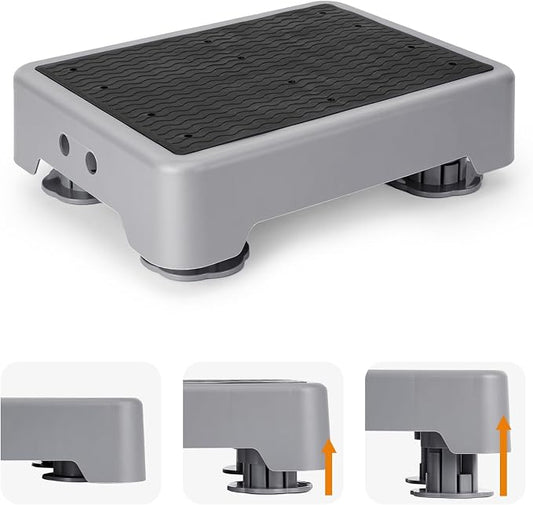 StrongTek 5.7" Adjustable Step Stool, Non-Slip One Step Platform by StrongTek