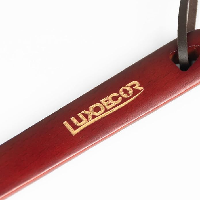 Luxdecor Long Handled Wooden Shoehorns-24in Wooden Long Handle Shoe Horn - Image 5