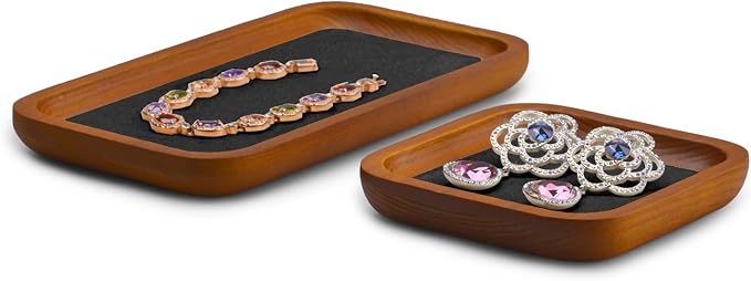Solid Wood Jewelry Display Flat Tray - Image 4