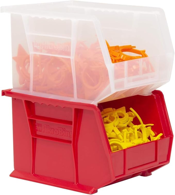 Akro-Mils 30239 AkroBins Plastic Storage Bins, Space-Saving Stackable Bins - Image 10