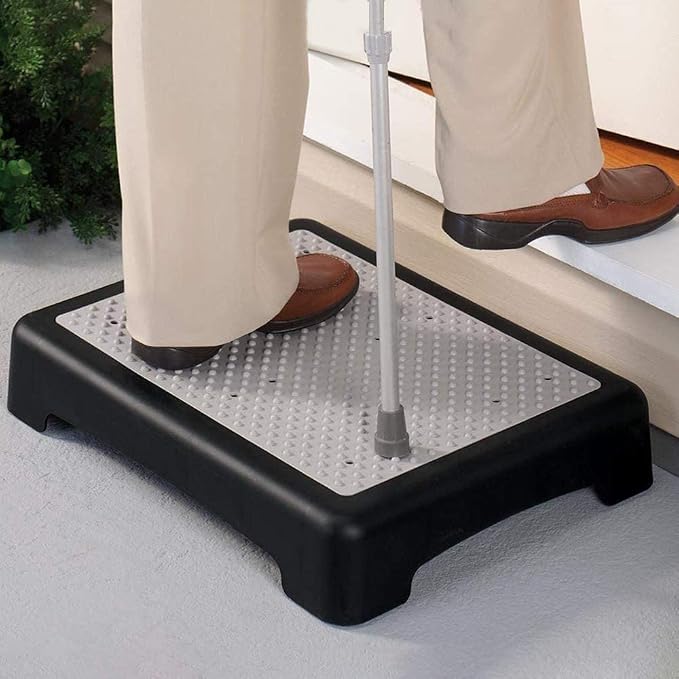 Outdoor Step Stool for Adults Mobility Step Non-Slip Safety Bed Step for - Image 2