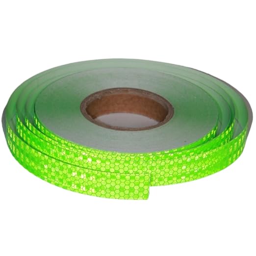Green Reflective Tape Outdoor Waterproof 1 inch, High Visibility Hazard by tuyrchu
