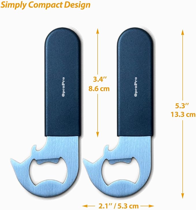 Magnetic 2-IN-1 Ring-Pull Can Opener, Beer Bottle Opener, Manual Can Opener Easy - Image 8