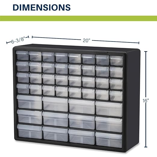 Akro-Mils 44-Drawer Plastic Drawer Storage Cabinet - Image 3
