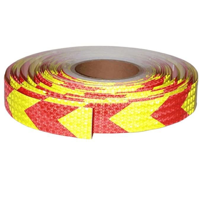 Reflective Tape Outdoor Waterproof 1 inch X 166 feet, High Visibility Hazard by tuyrchu