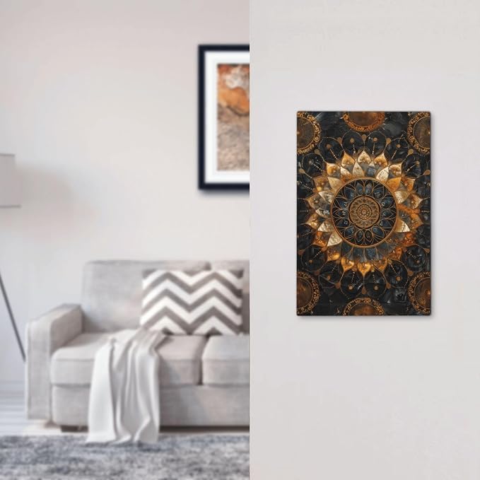 Cool Colorful Mandal Flowers Boho Floral Light Switch Cover Plate 1 Gang No - Image 7