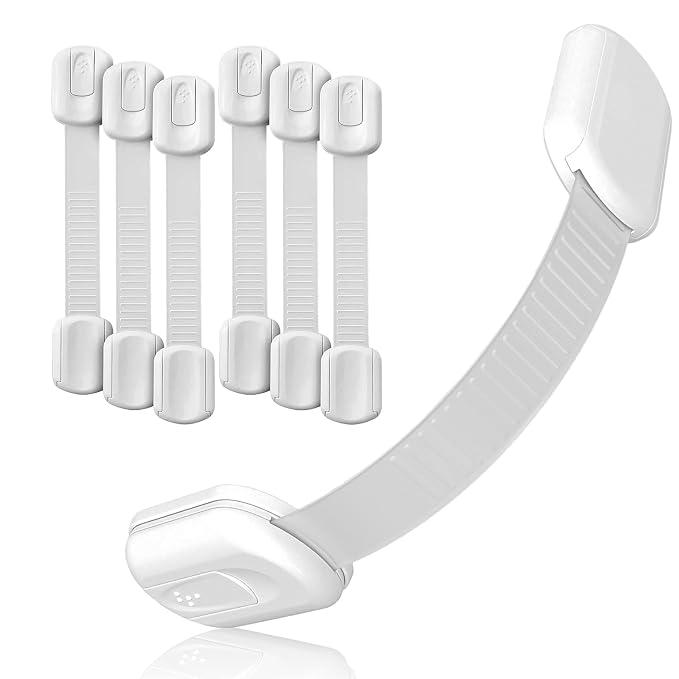 3M Adhesive Child Safety Strap Locks by Baby Proof Me, Baby Latches by BabyProofMe