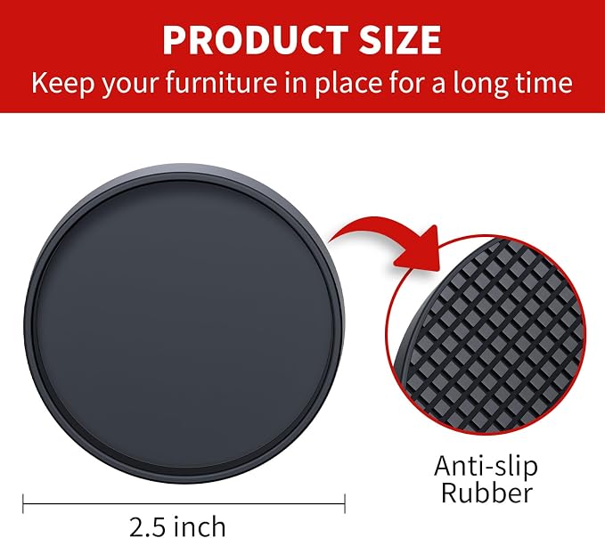 Ezprotekt Non Slip Furniture Pads, Anti Skid Furniture Coasters - Image 3