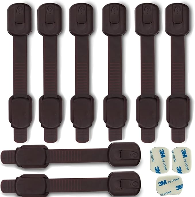 Child Safety Cabinet Locks for Baby Proof, Child Proof Safety Locks for Cabinets by BAOWEIJD