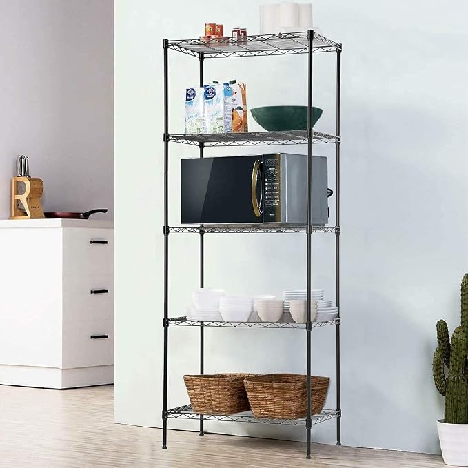 FDW 14Dx24Wx60H Wire Rack 5 Shelf Storage Unit Wire Shelving Unit Metal Shelf - Image 2