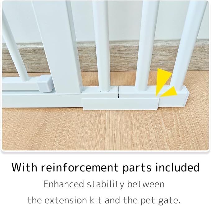 Lumizone Extra Tall Cat Gate Extension Kit 55.12" High Pressure Mounted 2025 - Image 4