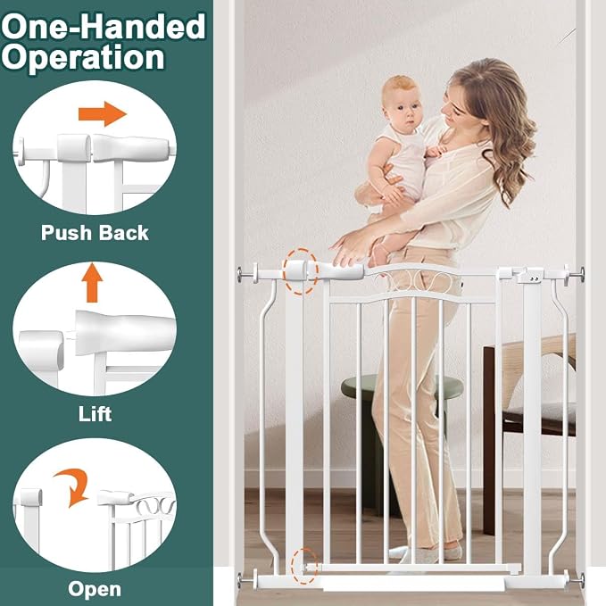 Fairy Baby 62.5"-71.6" Extra Wide Long Baby Gate - Image 3