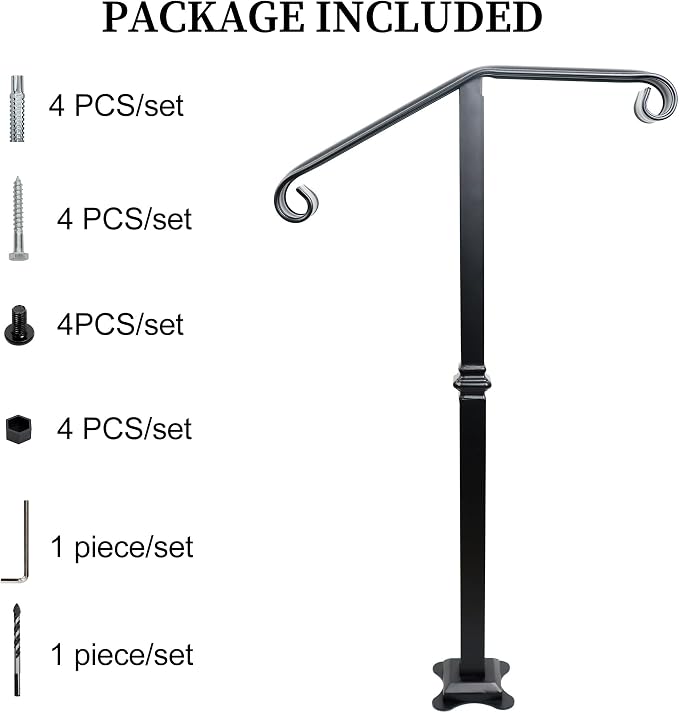 Handrail Railing, Single Post Handrail, Stair Railing - Image 7