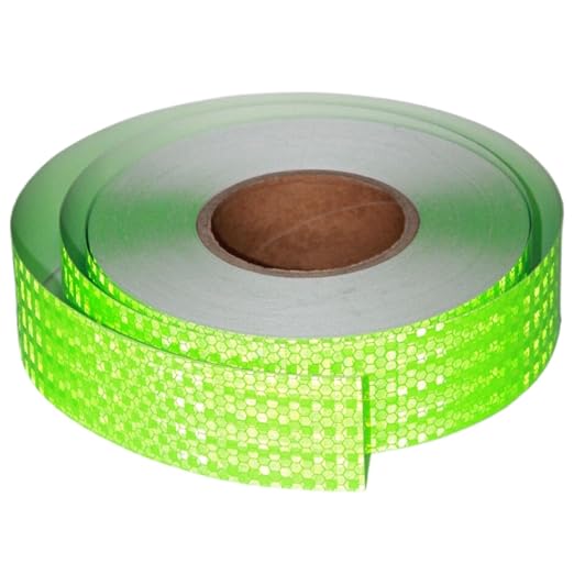 Green Reflective Tape 2 inch Wide, Outdoor Waterproof Hazard Conspicuity by tuyrchu