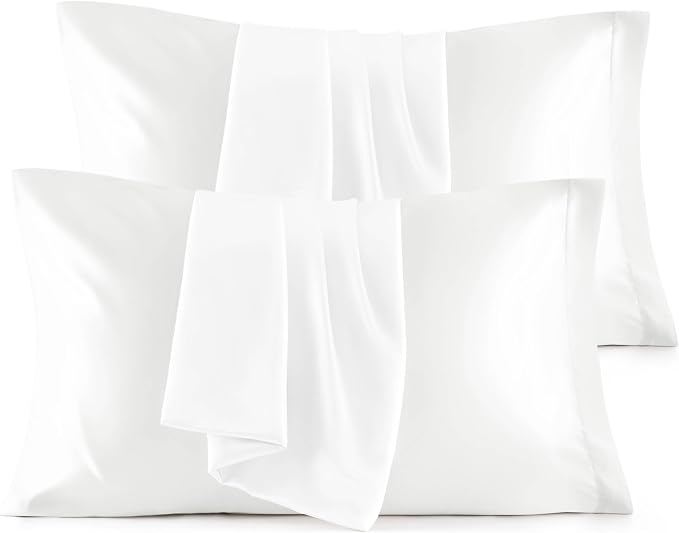 Bedsure King Size Satin Pillowcase Set of 4 by BEDSURE